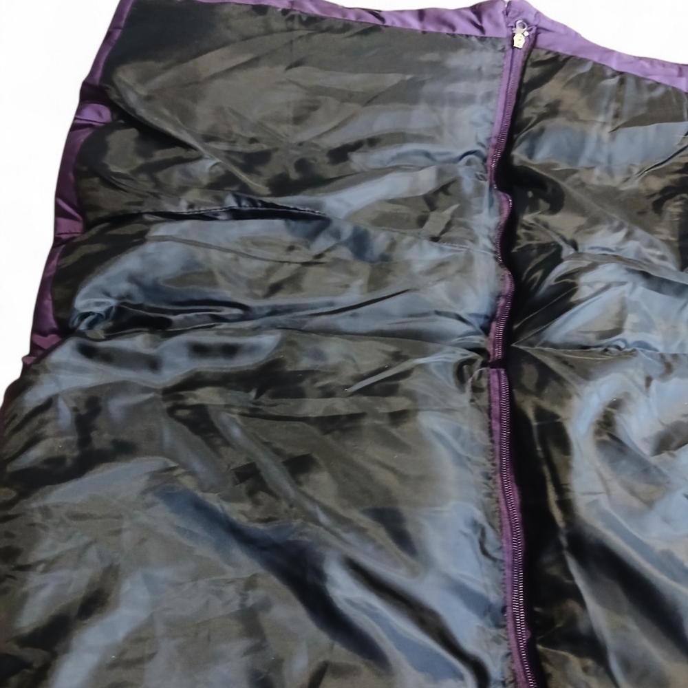 Canada Weathergear Women's Size Medium Purple Hooded Puffer Coat - Picture 9 of 10